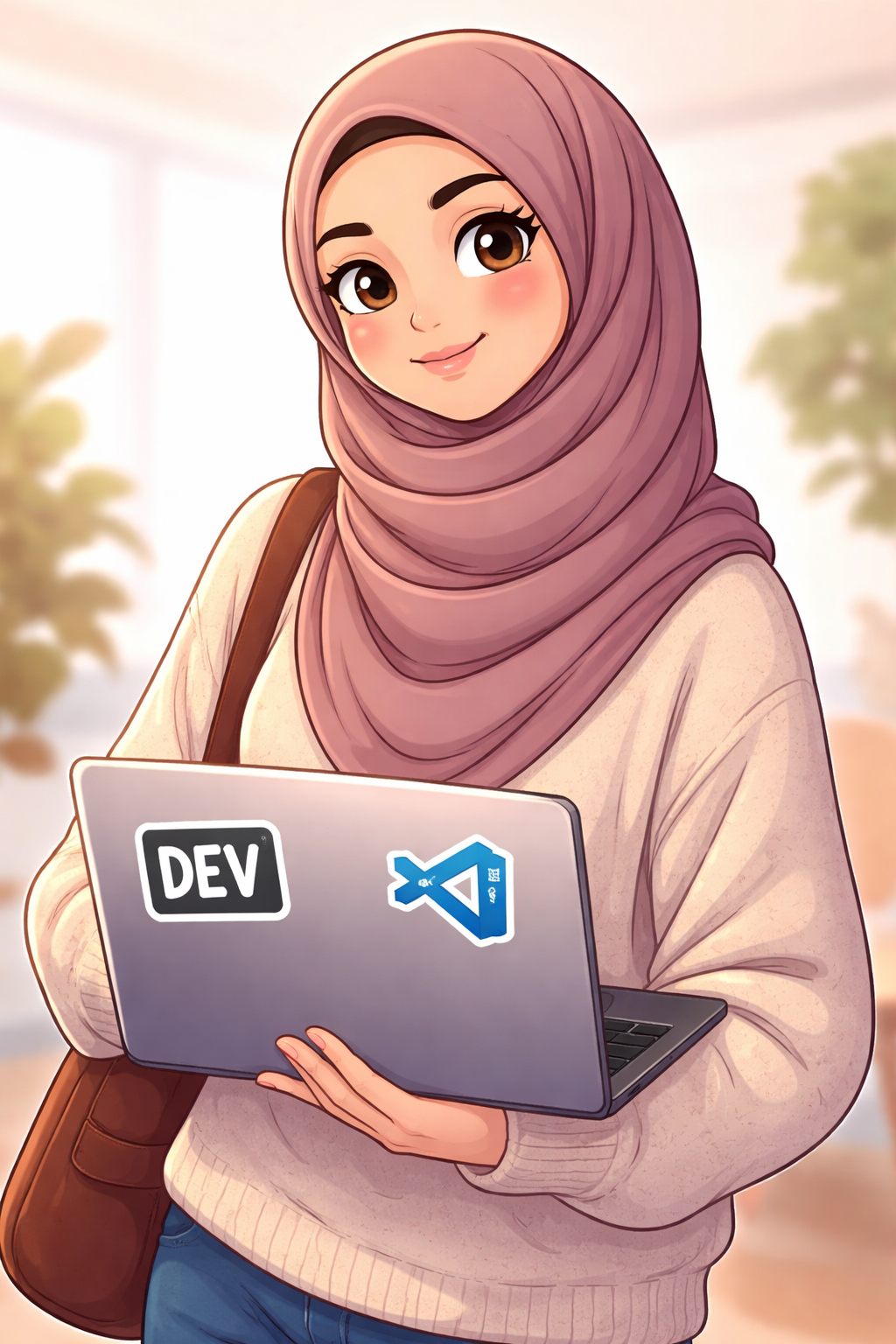 Female developer portrait